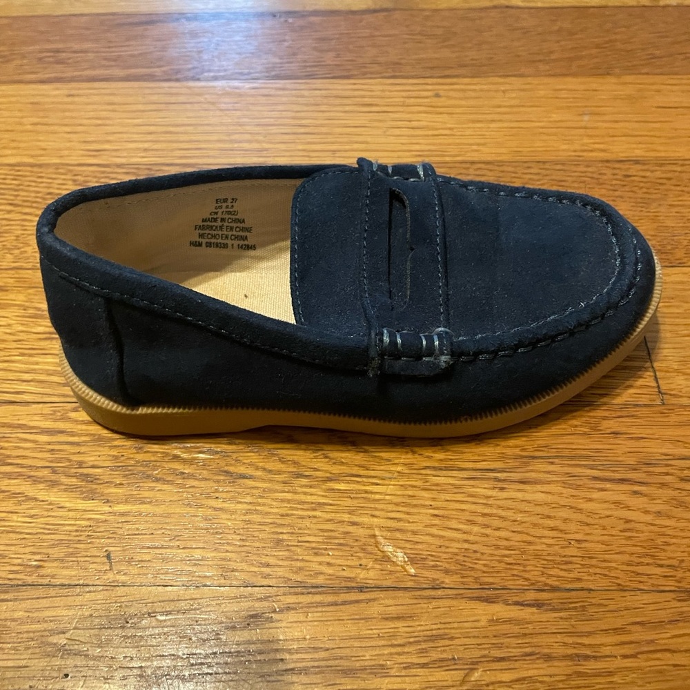 H&M Boys Navy Dress Loafers - Picture 3 of 7